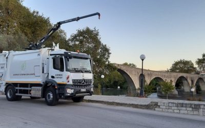 Brand New Garbage Truck for the Municipality of Ziros